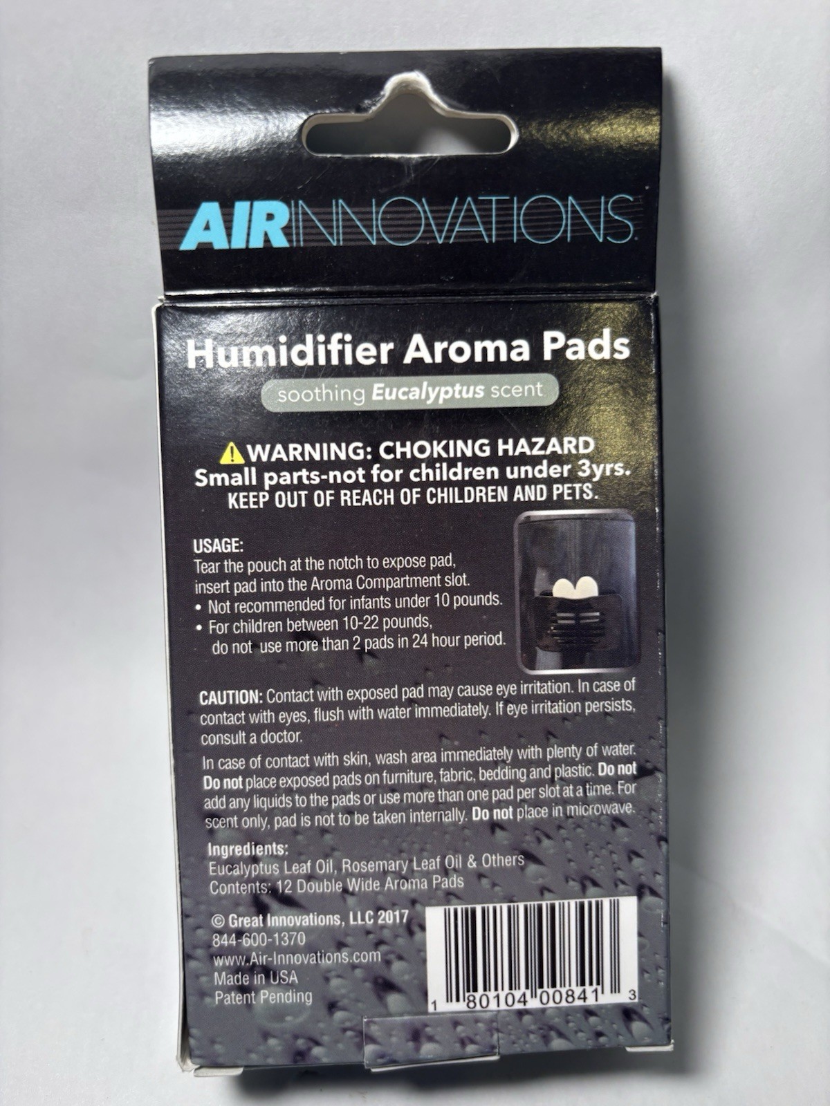 Air Innovations Humidifier Aroma Pads 12 Pack Eucalyptus