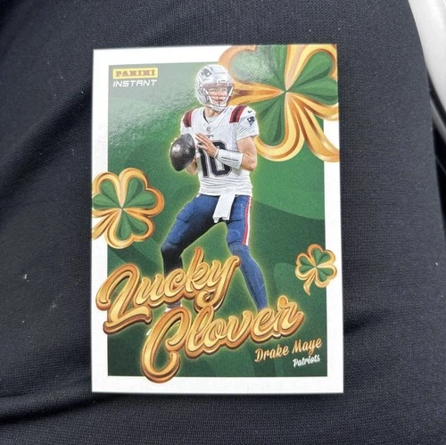Panini 2025 Instant Lucky Clover Insert Drake Maye Patriots #3 SSP