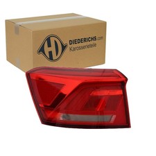 DIEDERICHS LED RÜCKLEUCHTE ROT/SCHWARZ LINKS AUßEN passend für VW T-ROC