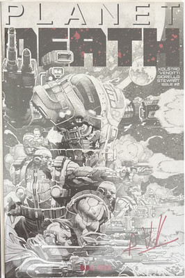 PLANET DEATH 0 SIGNED ROBERT VENDITTI COA SECOND PRINTING ART TOMAS GIORELLO NM