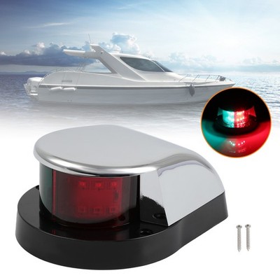 Boat Navigation Lights Red&Green LED Marine Navigation Light Boat Bow Light New