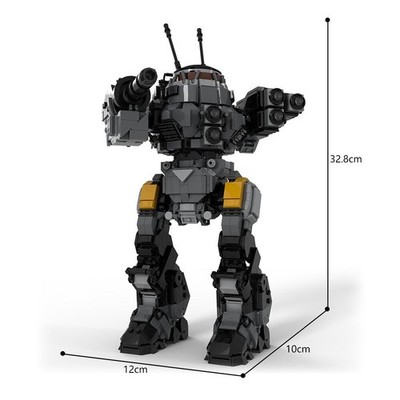 UrbanMech K-9 DIY Model Building Blocks Robot  MOC Brick Toy Set Gift Collection
