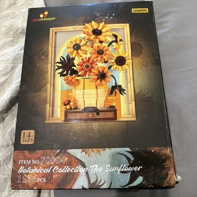 JMBricklayer Botanical Collection The Sunflower 1166pcs Interlocking Blocks Set