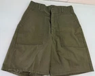 Vintage Military OG-507 Utility Trouser Shorts 28X31 1980's Army Fatigue Olive
