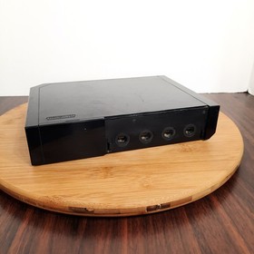 Nintendo Wii Black Console Bundle RVL-001 Gamecube Compatible Motion Plus Tested