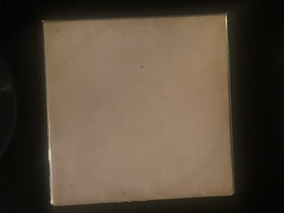 BEATLES - WHITE DBL ALBUM  - W/LYRIC PAGES - VG/VG CONDITION