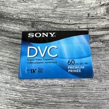 Sony DVC 60 min LP 90 DVM60PRL Premium Mini DV Camcorder Digital Video Sealed