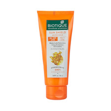 Biotique SPF 30 Matte Sunscreen 50ml   Oil Control Micro Gold Cream For Normal S