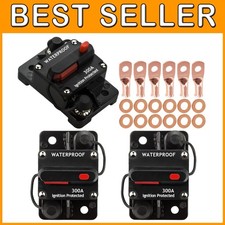 3 Pack 300A Circuit Breaker - Marine Boat Stereo
