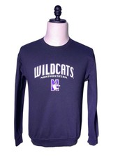 Jerzees NuBlend Northwestern Wildcats Black Crewneck Sweatshirt Sz Small