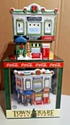 Coca-Cola 1996 Town Square Collection Barber Shop & Antique Book Store MIB