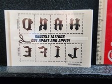 Temporary Tattoo New On Card Various Designs Available Will Combine Shipping