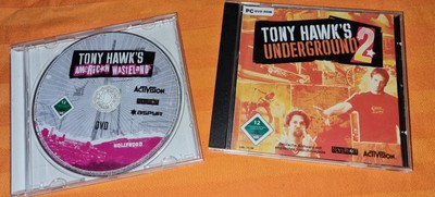 2x PC Spiele Games Tony Hawk Underground 2 & American Wastel  Activision mit Key