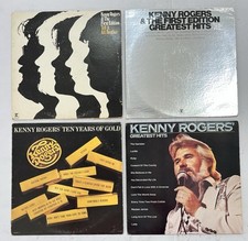 Lot of 4 Kenny Rogers LP Records - Lot 2