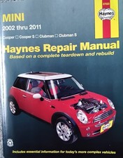 Haynes Mini Repair Maual and Mini Cooper Grill Badge