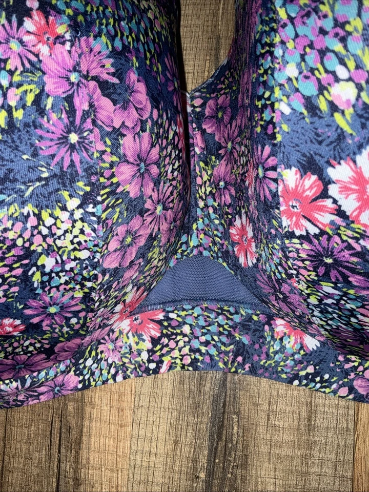 Sutiã Cacique 34K JARDIM FLORAL levemente forrado varanda UW fechamento traseiro novo com etiquetas $52.95 - Imagem 4 de 4