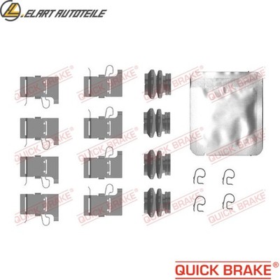 ZUBEHÖRSATZ SCHEIBENBREMSBELAG 109-0084 FÜR VW T-ROC TOYOTA COROLLA/CROSS 1.5L