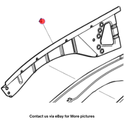 #ad 2009 Chevrolet Lumina Radhaus Verkleidung Strebe vorne rechts gebraucht OEM 9... EUR 82.54