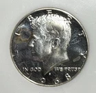 1968S US Kennedy SILVER PROOF Half Dollar! Old US Coin!