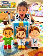 Mu eco Mundial Argentina Futbol Sorpresa Peluche Llaveros