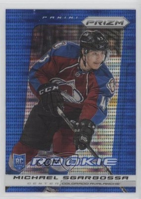 2013-14 Panini Prizm Wal-Mart Blue Pulsar Prizm Michael Sgarbossa #225 av1