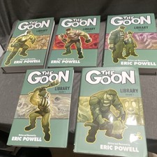 The Goon Library Vol 1-5 Hardcover Eric Powell Dark Horse Comics Graphic Novel