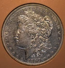 1880 P Morgan Silver Dollar $1 HIGH AU  FREE SHIPPING NO RESERVE