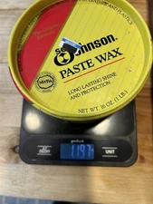 SC JOHNSON PASTE WAX CAN 96% FULL 1988 FORMULA DISCONTINUED USA