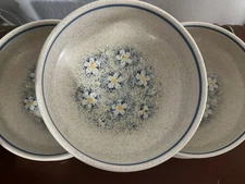 SET OF 2 LENOX TEMPERWARE DEWDROPS CEREAL BOWLS 6 1/8"