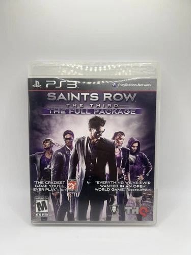 Saints Row: The Third Full Package (Sony PlayStation 3, 2012) PS3 Complete CIB