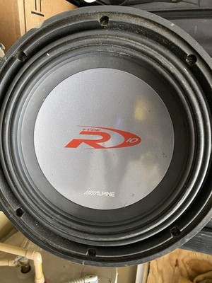 Alpine SWR- 1043D and 1022D Sub. Speakers Tested and Working Great Condition #2