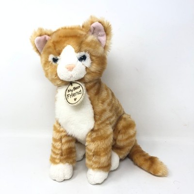 Hallmark Orange Tabby Cat Plush My Best Friend 8'' Stuffed Ginger Kitten