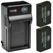 BM 2X LP-E12 Batteries Charger for Canon PowerShot SX70 HS, Rebel SL1 Camera