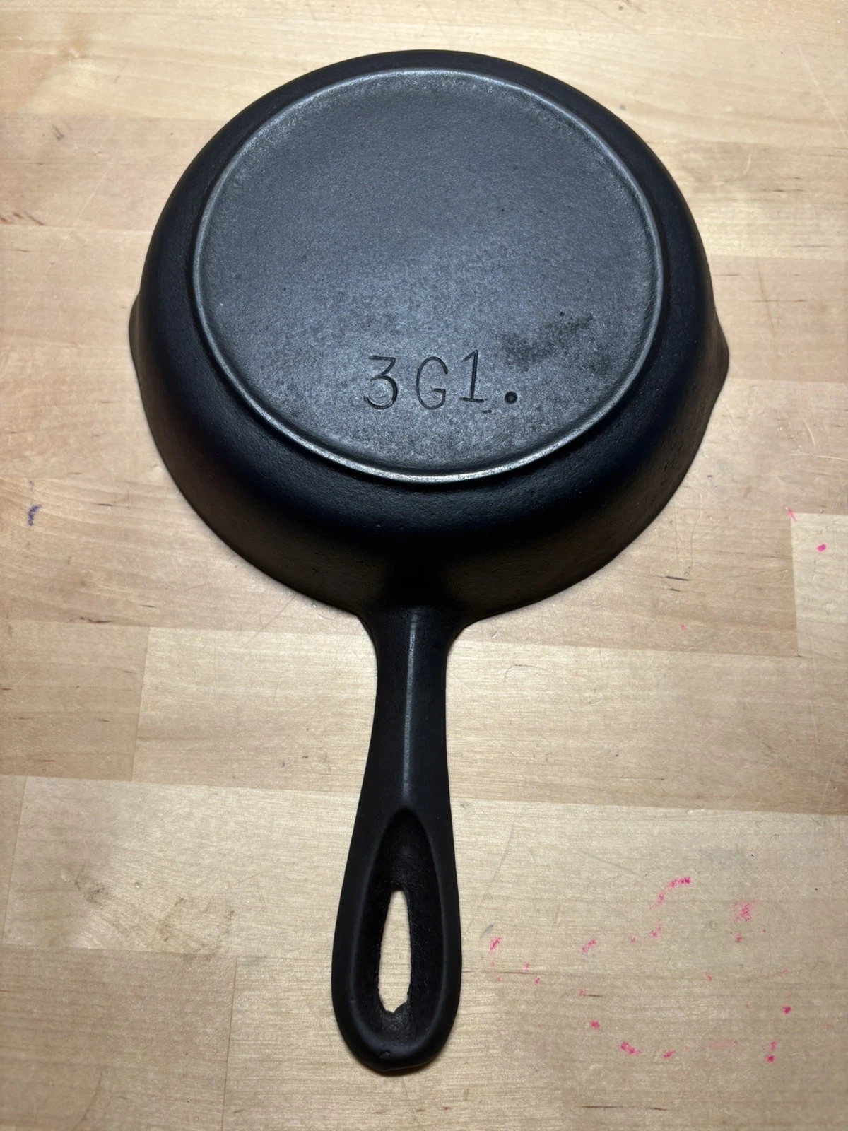 Birmingham Stove and Range #3 BSR. 3G1 Red Mountain Series Cast Iron Skillet