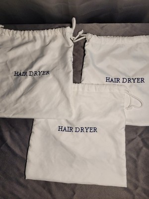 Hair Dryer Storage Drawstring Bag For Home Or Travel Sold IN Pack Of 3