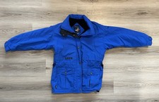 Vintage SNOW GOOSE Gore-Tex Down Filled Blue Jacket Mens Size M Canadian Made