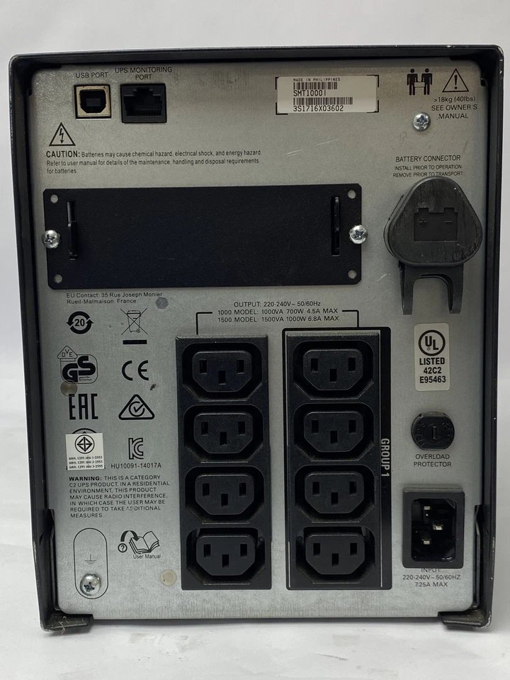 Apc Smt1000i - UPS [44211] - Image 3 of 3