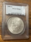 PCGS 1881-S MS64 Morgan Dollar 🇺🇸