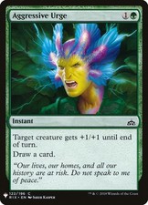 x1 Aggressive Urge - Mystery Booster - NM - MTG