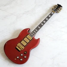 New Red SG Electric Guitar Gold Hardware HHH Pickups Chrome Hardware FR Bridge