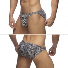 Hommes Imprimé Léopard Bikini Maillots De Bain Caleçons Sous-Vêtements Sexy