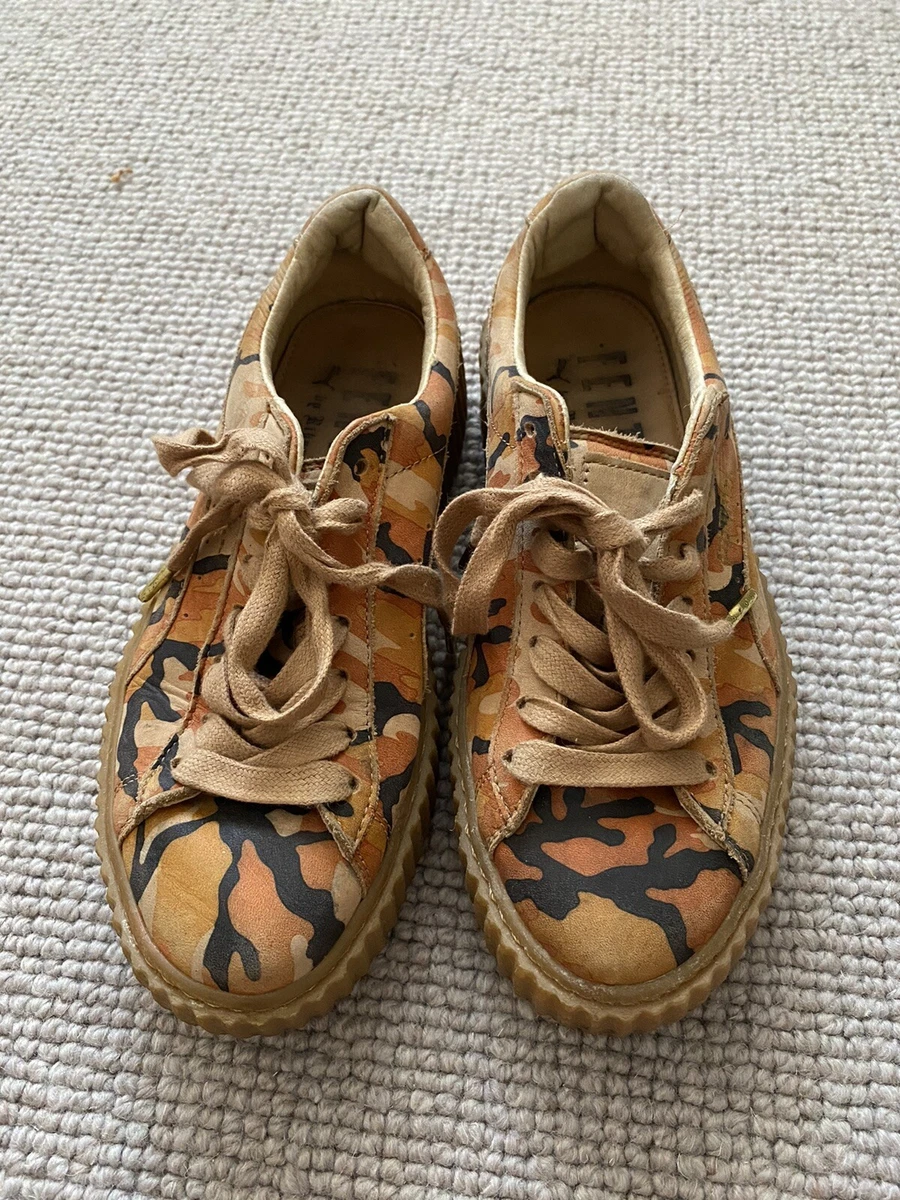 Puma rihanna cheap fenty homme orange