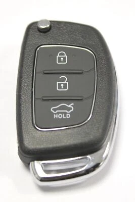 REMOTEFOBCENTRE RFC 3 Tasten Flip Key Case für Hyundai i10 i20 i40 iX35 Santa Fe Fernbedienung Anhänger