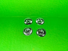 4 - Stock Hubcaps / Wheel Covers From Vintage AMT 1/16th Thunderbird Kit # 6721