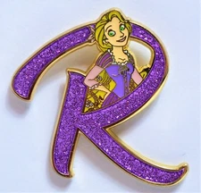 Disney Princess Letter Mystery Box Collection Rapunzel From Tangled Pin NEW CUTE