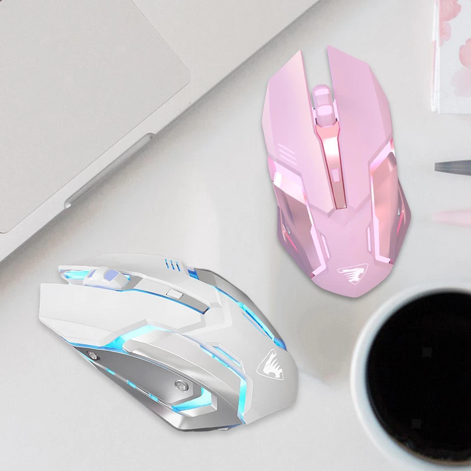 Portable 2.4G Wireless Mouse PC 800 1200 1600 DPI Ergonomic Silent Click - Image 2 of 2