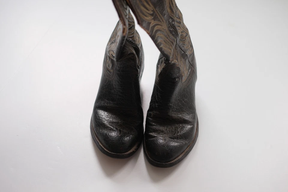 BOTAS NOCONA VESTIDO VAQUERO DE COLECCIÓN AÑOS 80 CUERO GENUINO HOMBRE TALLA 7 E 1988 Foto 3 de 4