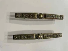 1 Vintage Mid Century Ajax Zodiac Symbols Drawer Pull Cabinet Handles Brass