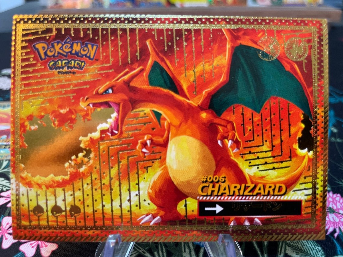 Charizard #006 - Gold Holo Box Hit - Flash Edition Safari