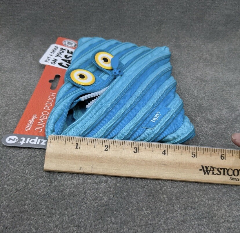 Astuccio Zipit Wildlings - Portapenne Con Cerniera Unica, Design Divertente - Foto 5